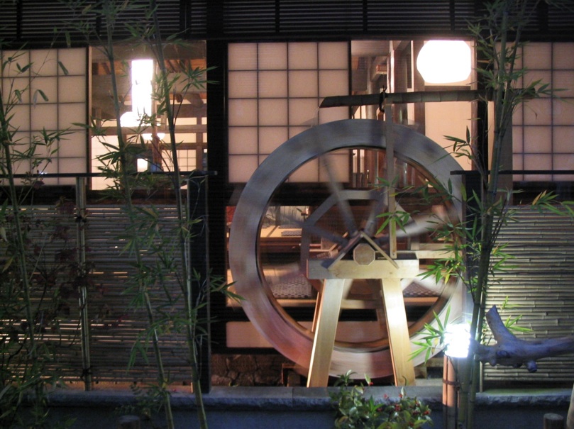 稼働中水車